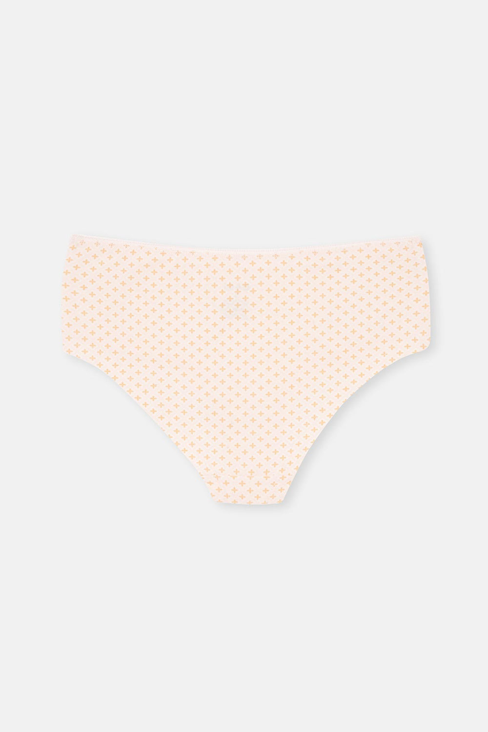 Açık Somon-Soft Pembe Soft Kadın 3'lü Desenli Hipster Külot